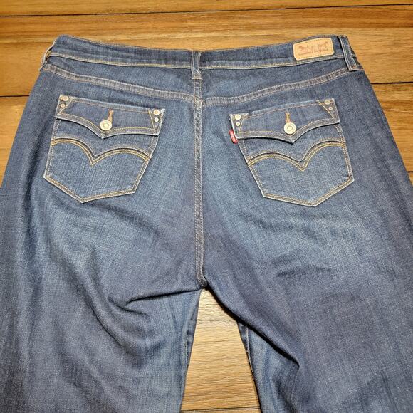 Levis 505 Straight Leg Denim Jeans - Size W32 L32 - Picture 4 of 6